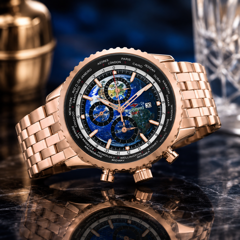Seapro Men's Meridian World Timer GMT