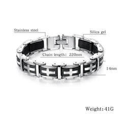 Crusader Cross Link Bracelet