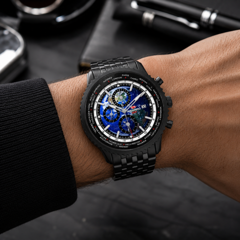 Seapro Men's Meridian World Timer GMT