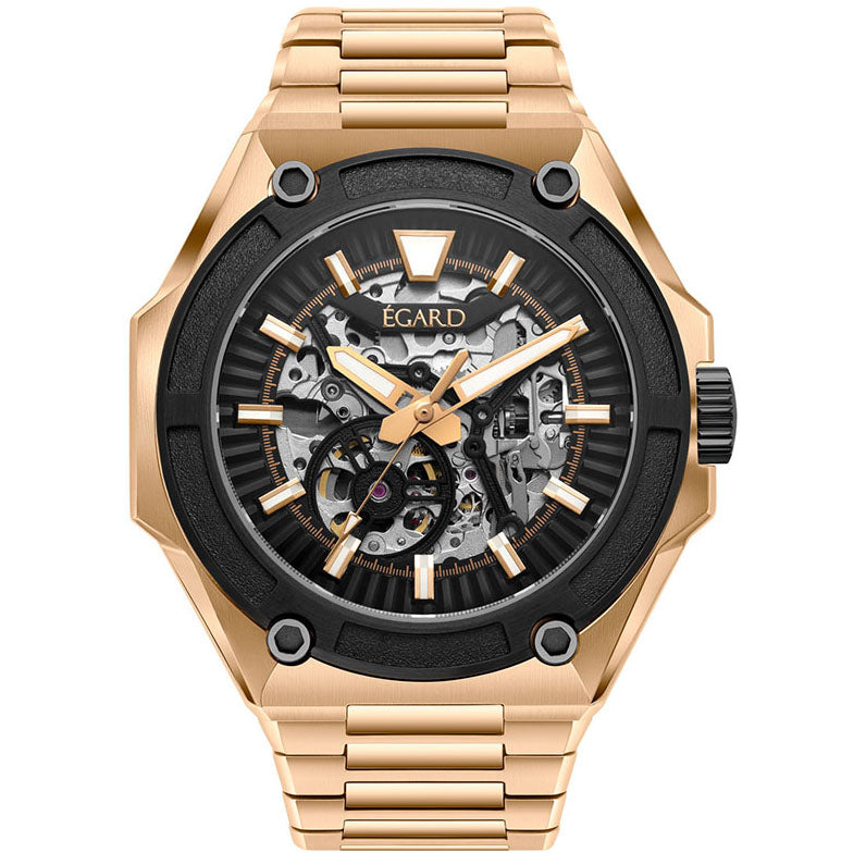 Watch King King Ocean Skeleton Rose – Egard Watch Company
