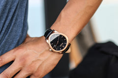 Egard Dali V2 Rose – Rose Gold Automatic Men's Watch with Curved 316L Steel Case, Seiko NH35 Movement & Sapphire Crystal