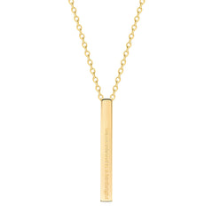 Womanhood necklace Gold