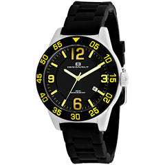 Oceanaut Women's Aqua One black Dial Quartz Watch with Silver Stainless Steel Bracelet – 48mm | 200M Water Resistant