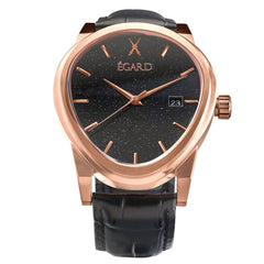 Egard Dali V2 Rose – Rose Gold Automatic Men's Watch with Curved 316L Steel Case, Seiko NH35 Movement & Sapphire Crystal