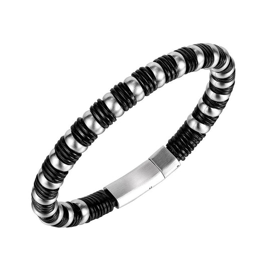 Men's zebra bracelet