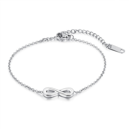 Women's infinity bracelet - silver