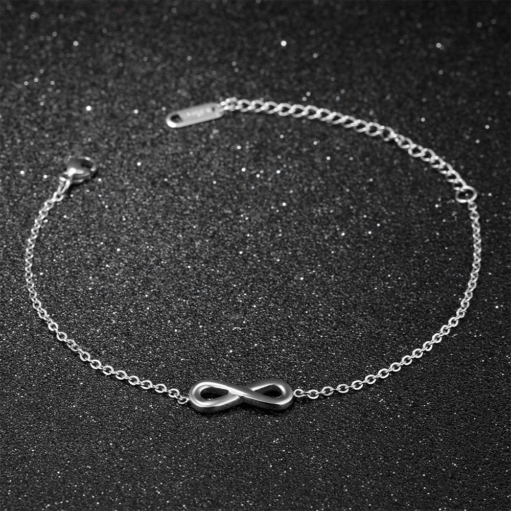 Women's infinity bracelet - silver