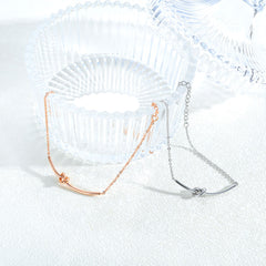 Women's knot bracelet - steel