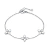 Women's fleur bracelet - silver