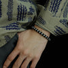 Men's zebra bracelet
