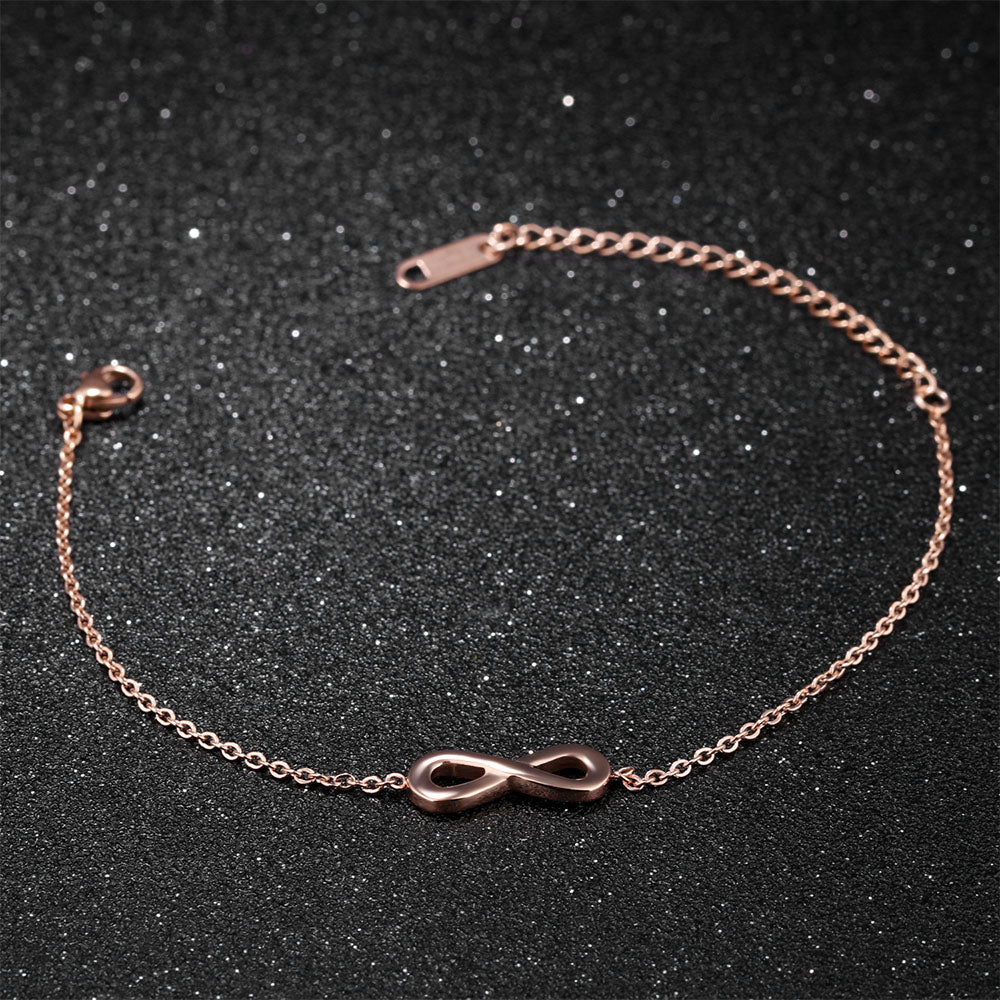 Women's infinity bracelet - rose