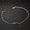 Women's infinity bracelet - rose