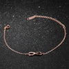Women's infinity bracelet - rose