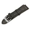 26mm Black genuine leather strap