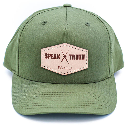 Speak Truth Olive Hat