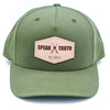 Speak Truth Olive Hat