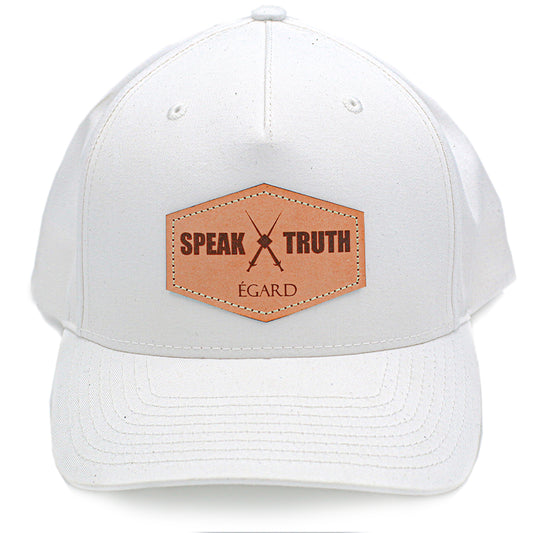 Speak Truth White Hat
