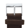 22mm Brown genuine leather strap
