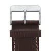 24mm Brown genuine leather strap