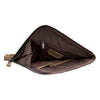 Mustard Brown Leather Tablet Bag