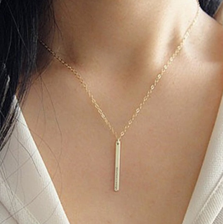 Womanhood necklace Gold