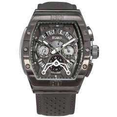 Patriot Gunbeast – Dark Grey Swiss Men's Watch with 316L Stainless Steel Case, K1 Crystal & Miyota Dual Time Movement