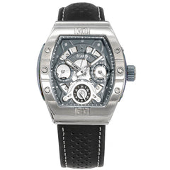 Egard Patriot Classica – Silver & Black Women's Dress Watch with 316L Stainless Steel Case, Miyota Dual Time Movement & K1 Crystal