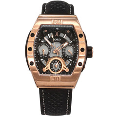 Patriot Rose – Two-Tone Rose Gold Women's Watch | Miyota Movement | K1 Hybrid Crystal | Leather Strap